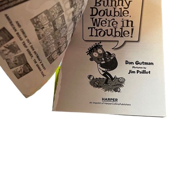 Bunny Double We’re in Trouble Paperback‎ Book By Dan Gutman Games and Puzzles - Picture 2 of 6